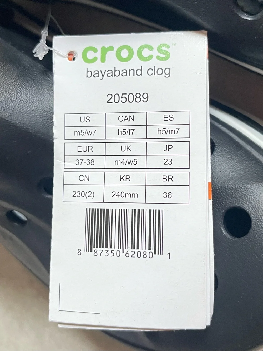 CROCS Black Classic Clog